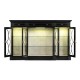 Traditional Four Door Breakfront Display Cabinet