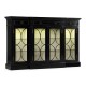 Traditional Four Door Breakfront Display Cabinet