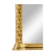Carved and water gilded hanging wall mirror