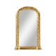 Carved and water gilded hanging wall mirror