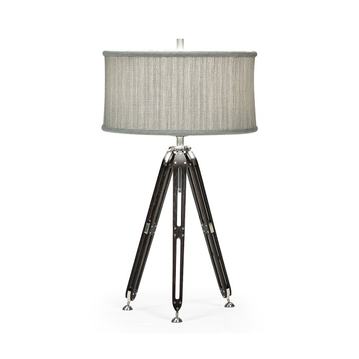 Black Mocha Oak Architectural Table Lamp 28