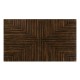 Macassar Ebony Coffee Table with White Brass Detail