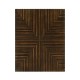 Macassar Ebony End Table with White Brass Detail