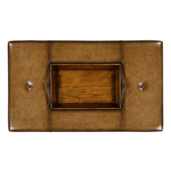 Country cocktail ottoman