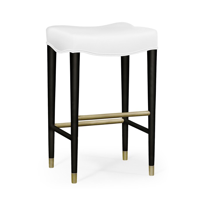 Black Painted Bar Stool