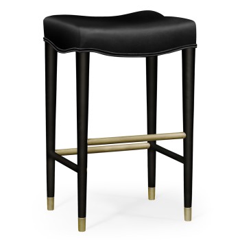 Black Painted Bar Stool