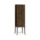 Macassar Ebony Drink Cabinet with White Brass Inlay