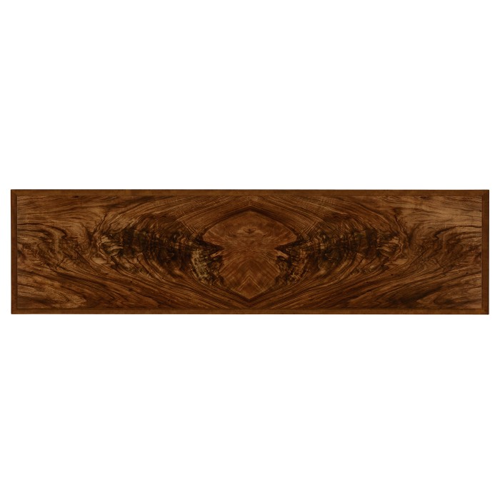 Walnut Barleytwist Console Table with Drawers