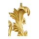 Gold-leaf gilded carved table lamp