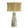 Antique silver table lamp