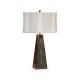 Art Deco Macassar Ebony & Anthracite Shagreen Table Lamp