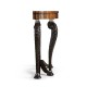 Feather Inlay Hand Carved Console Table