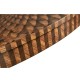 Feather Inlay Hand Carved Console Table