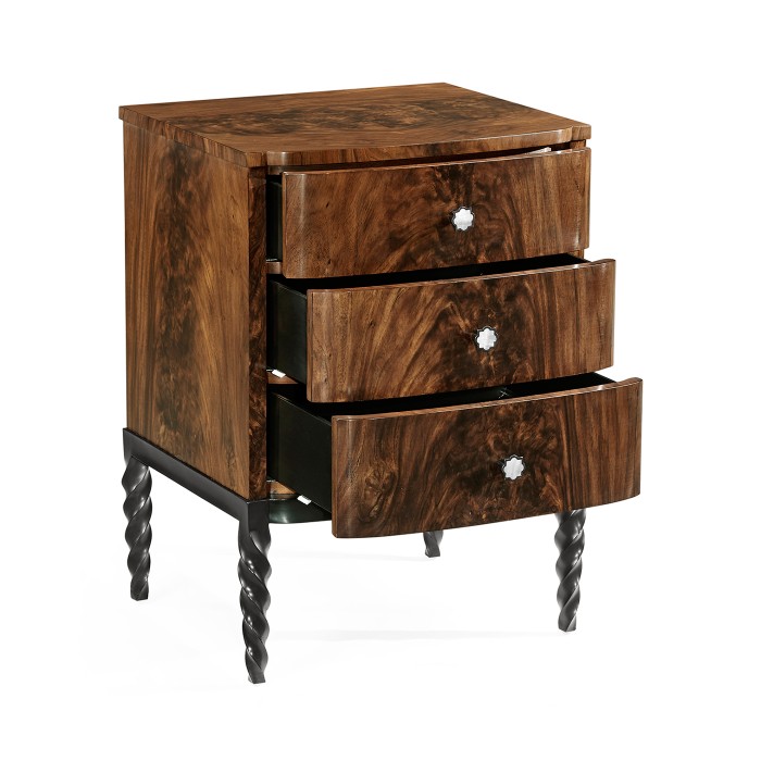 Black Barleytwist Chest of Drawers