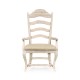 Casual Limed Acacia Dining Arm Chair