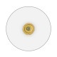 Gilded antique gold leaf round drink table
