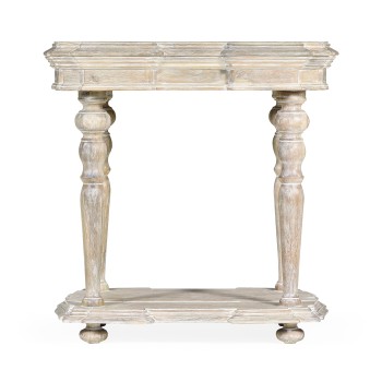 Limed Acacia Side Table