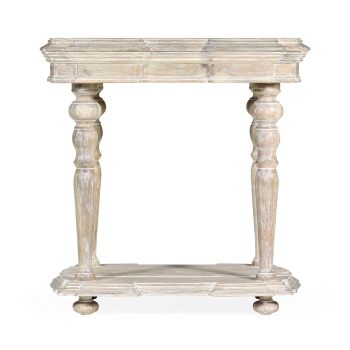 Limed Acacia Side Table