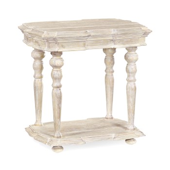 Limed Acacia Side Table