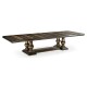 Dark Driftwood Extending Dining Table 110