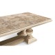 Limed Acacia Extending Dining Table 110
