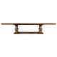 Rustic Walnut Extending Dining Table 110