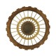 Camden Round Brass Side Table