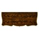 Mahogany chest of drawer with gilded