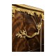 Mahogany chest of drawer with gilded