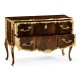 Mahogany chest of drawer with gilded
