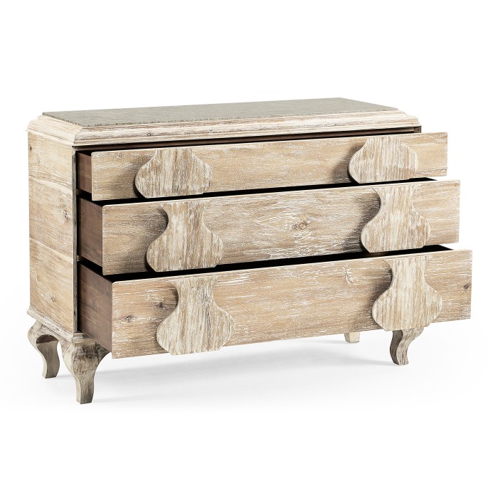 Limed Acacia Chest of Drawers