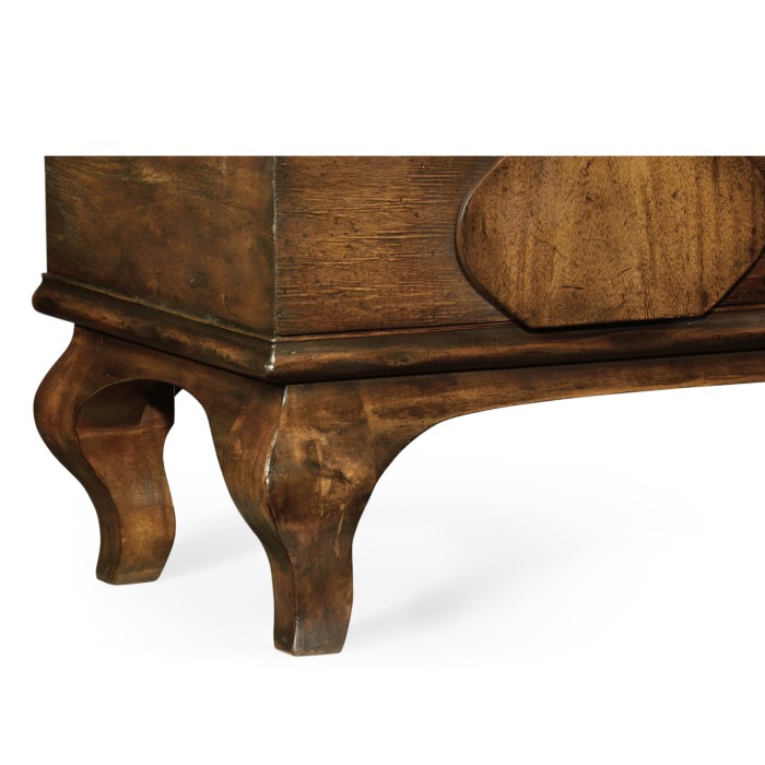 Rustic Walnut Chest of Drawers