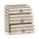 Rectangular Limed Acacia Chest of Drawers
