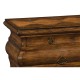 Large Rectangular Rustic Walnut Chest of Drawers