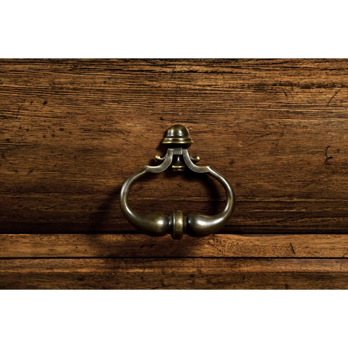 Large Rectangular Rustic Walnut Chest of Drawers