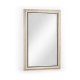 Rectangular Limed Acacia Antique Mirror