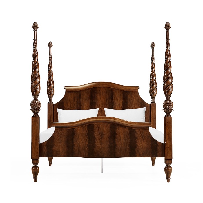 Four Poster Mahogany US King Bed