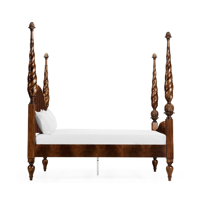 Four Poster Mahogany US King Bed