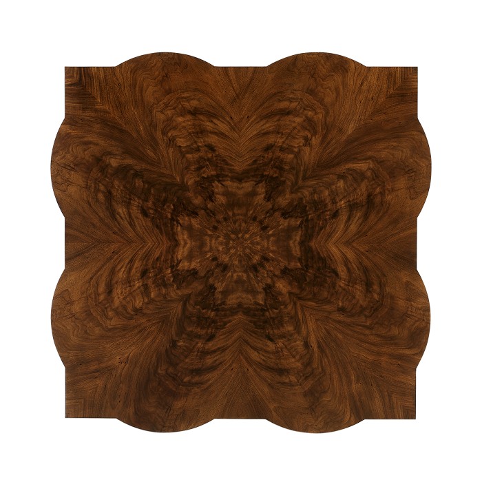 Black Barleytwist Square Coffee Table
