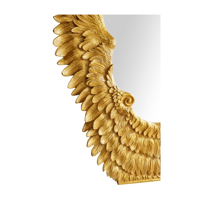 Classical Gilded Winged Floor Mirror