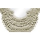 Classical Silver Winged Floor Mirror
