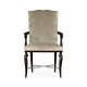 Icarus Dining Arm Chair, Upholstered in Calico Velvet