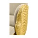 Gilded Angel Wing Chair with Ottoman