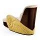Gilded Angel Wing Chair with Ottoman