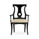 Black Lock Dining Arm Chair