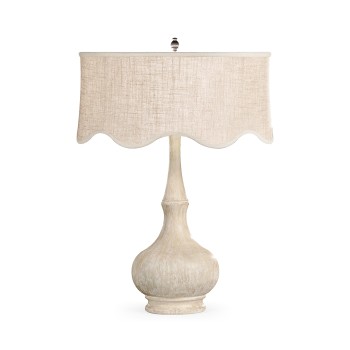 Limed Acacia Table Lamp