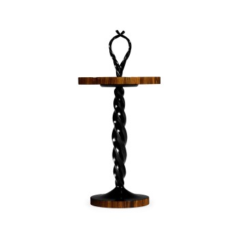 Black Barleytwist Drinks Table