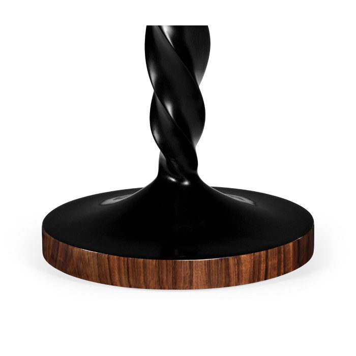 Black Barleytwist Drinks Table