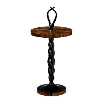 Black Barleytwist Drinks Table