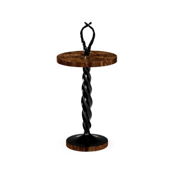 Black Barleytwist Drinks Table